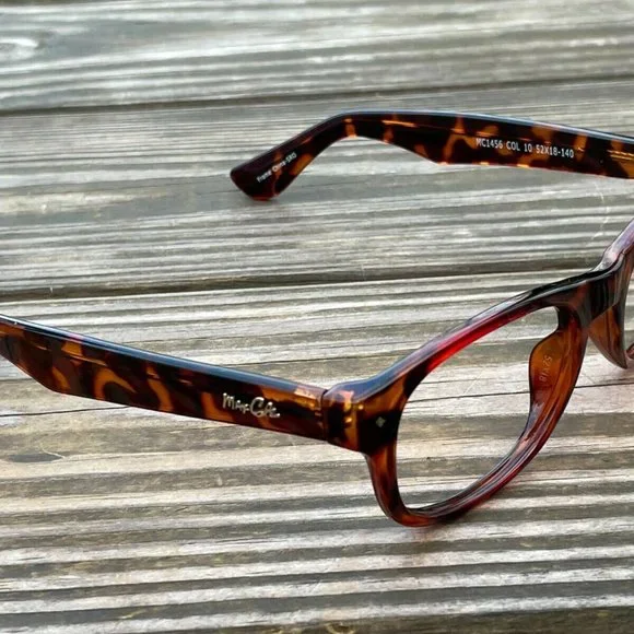 Max Cole EyeglassesSunglasses Frame Brown Tortoise MC1456 52[]18 140 Frame Only - Picture 3 of 12